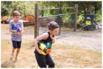 Apollo's friends enjoyed a fun afternoon of water play and and lunch making.