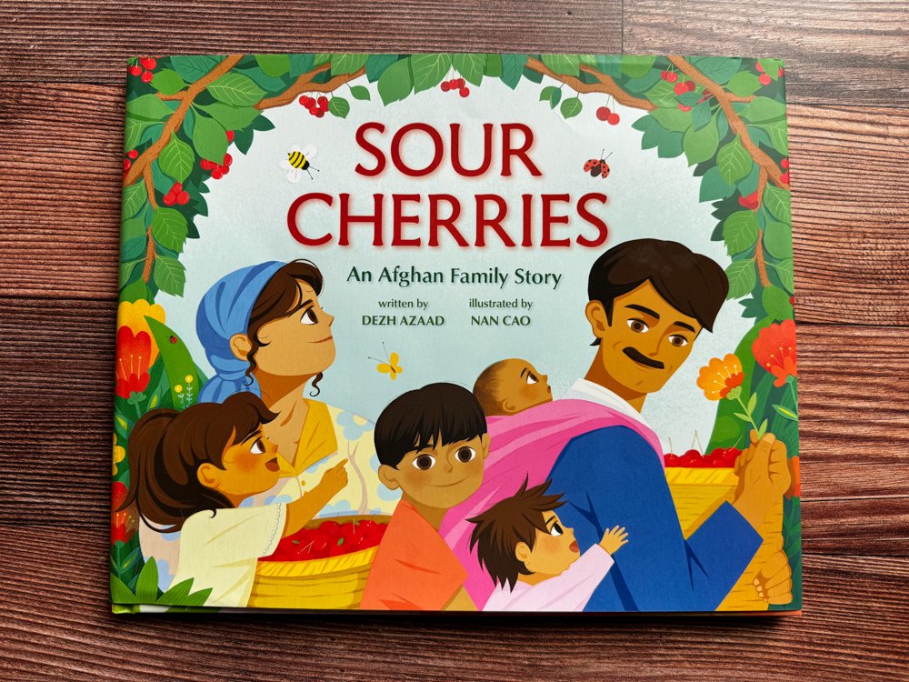 Sour Cherries is a fun picture books about family bonds and the struggles of leaving home.